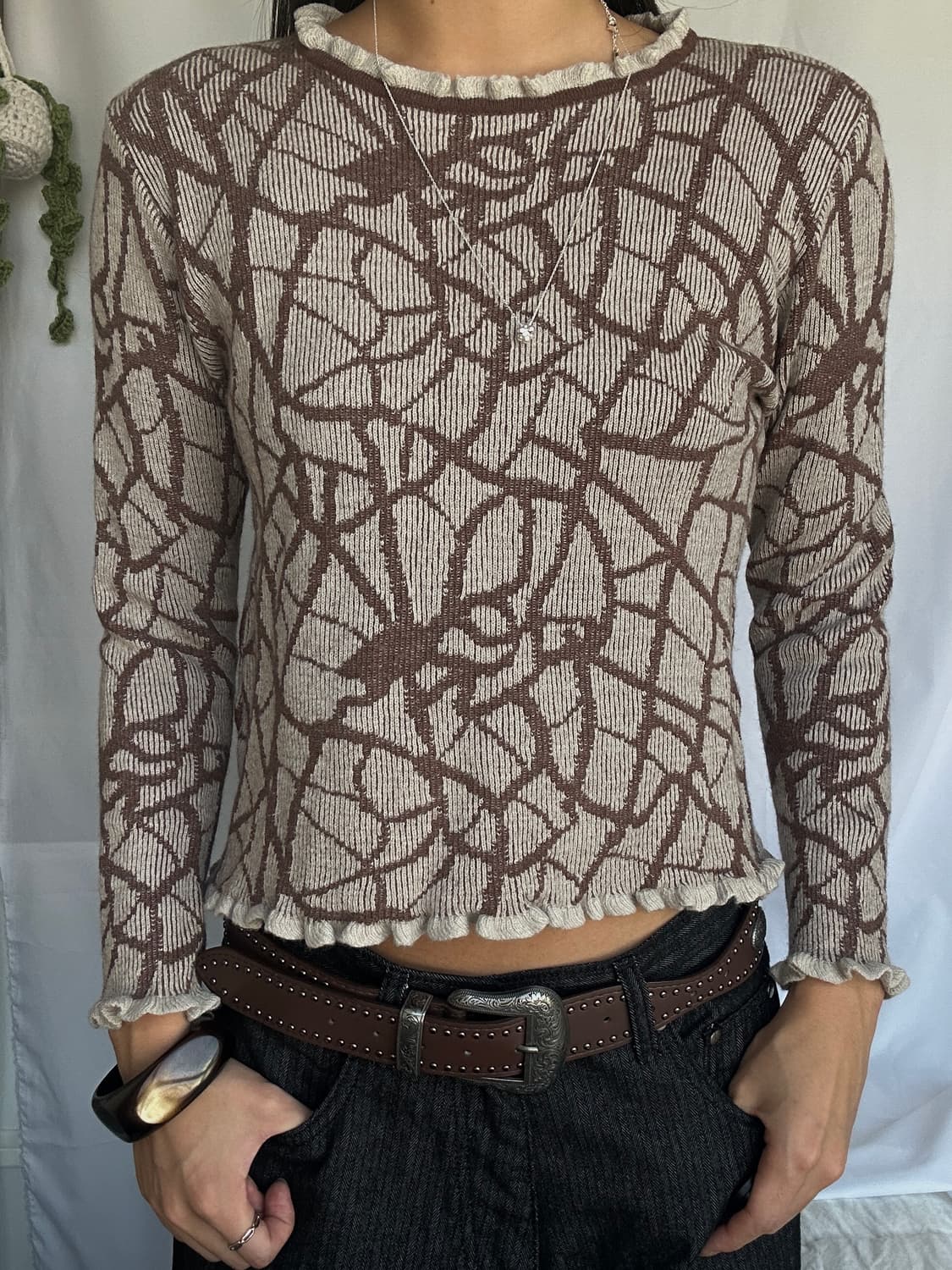 빈티지 에스닉 니트 상품이미지2