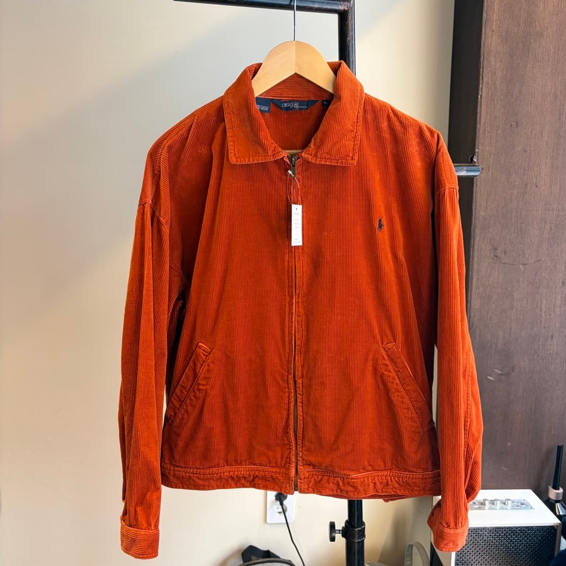 15892 - 폴로 랄프로렌 오렌지 코듀로이 블루종 자켓 상품이미지2