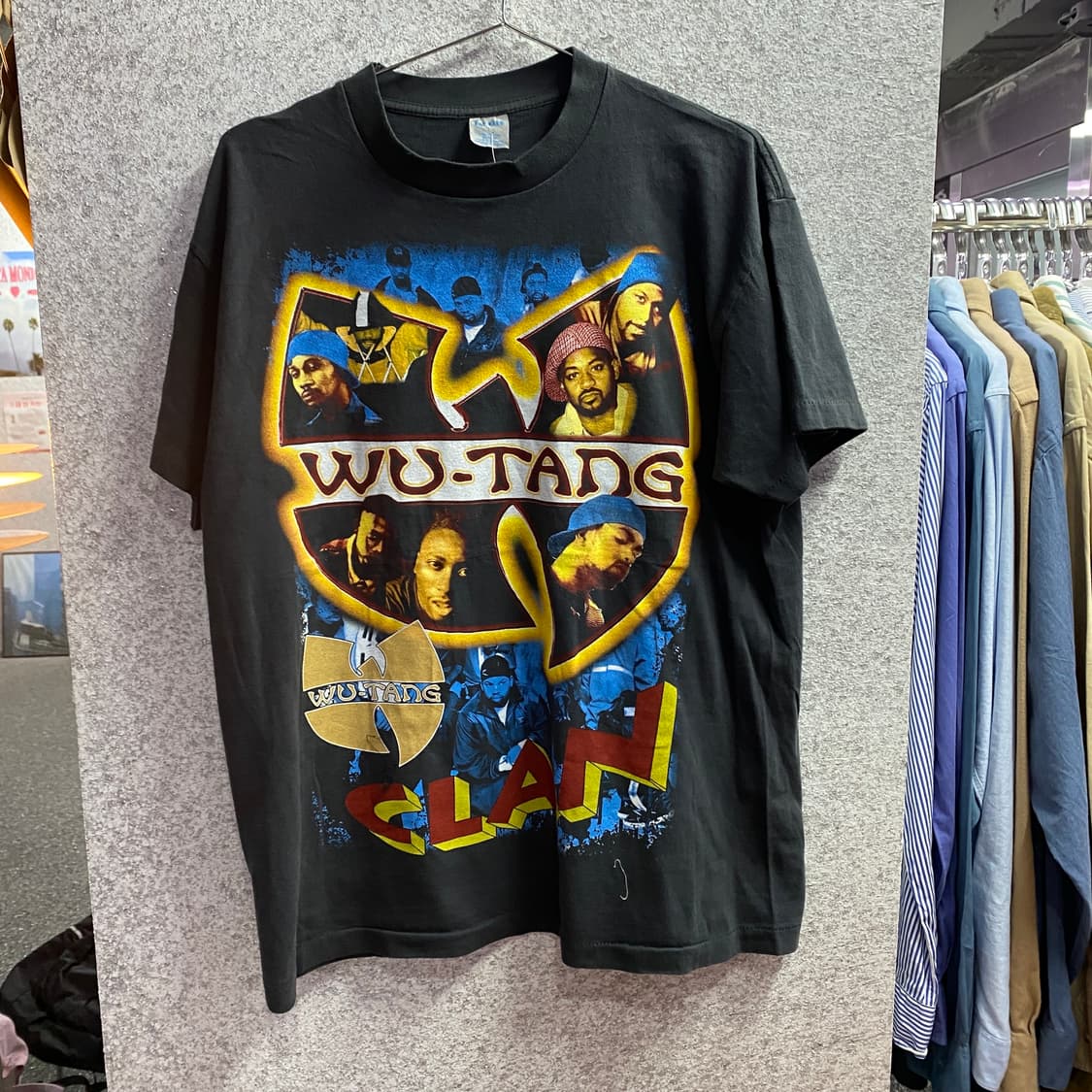 빈티지 우탱 클랜 90s 그래픽 반팔티 B5037 상품이미지2