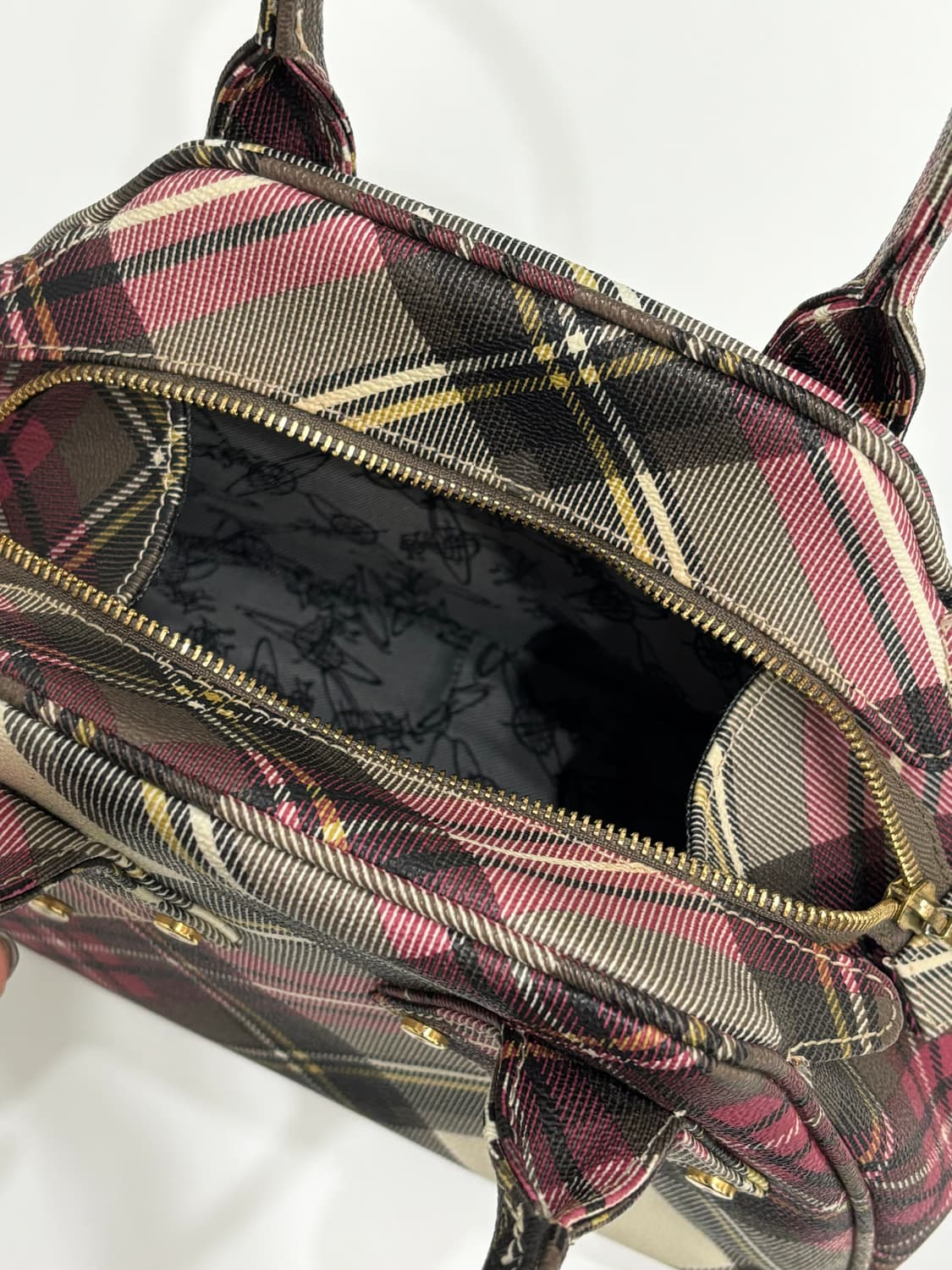 Vivienne Westwood 비비안웨스트우드 체크 토트백 상품이미지9