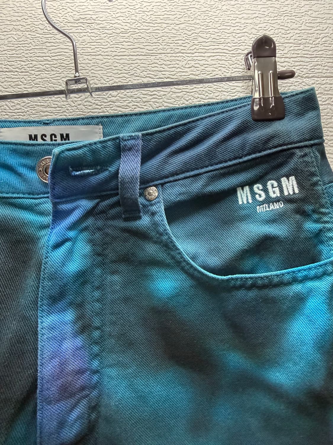 MSGM 데님 반바지 청반바지 상품이미지3