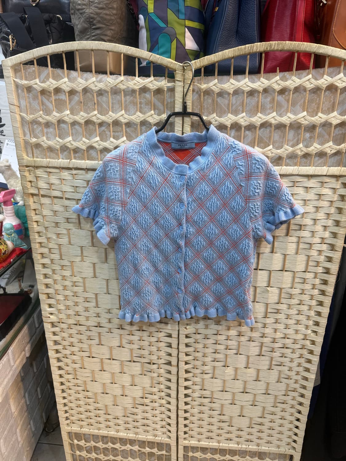 40/44-55 정품 프라다 코튼 가디건 팝니다 상품이미지1