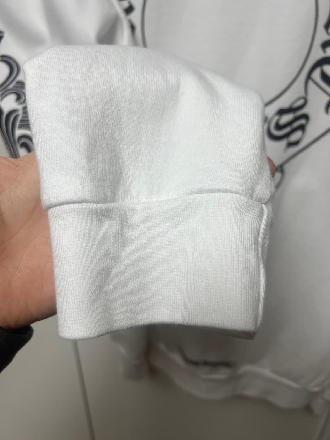 (L) 크롬하츠 홀스슈 후드집업 화이트 상품이미지4