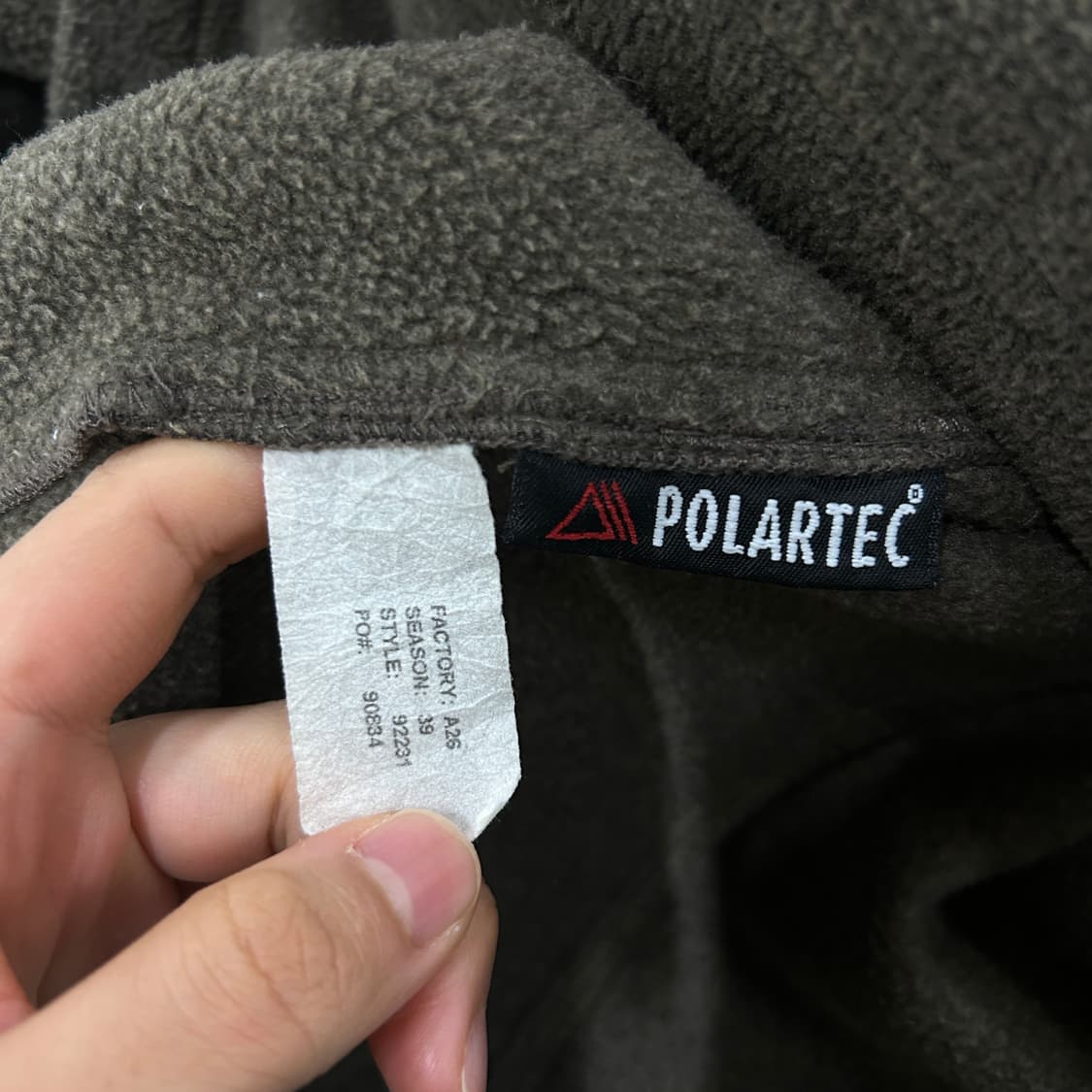 노스페이스 브라운 플리스 자켓  상품이미지3