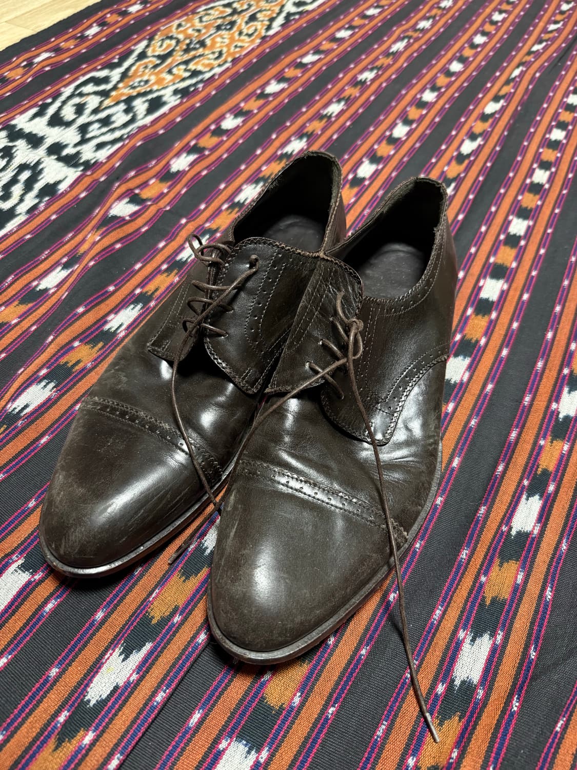 Armani collezioni 브라운 더비 상품이미지1