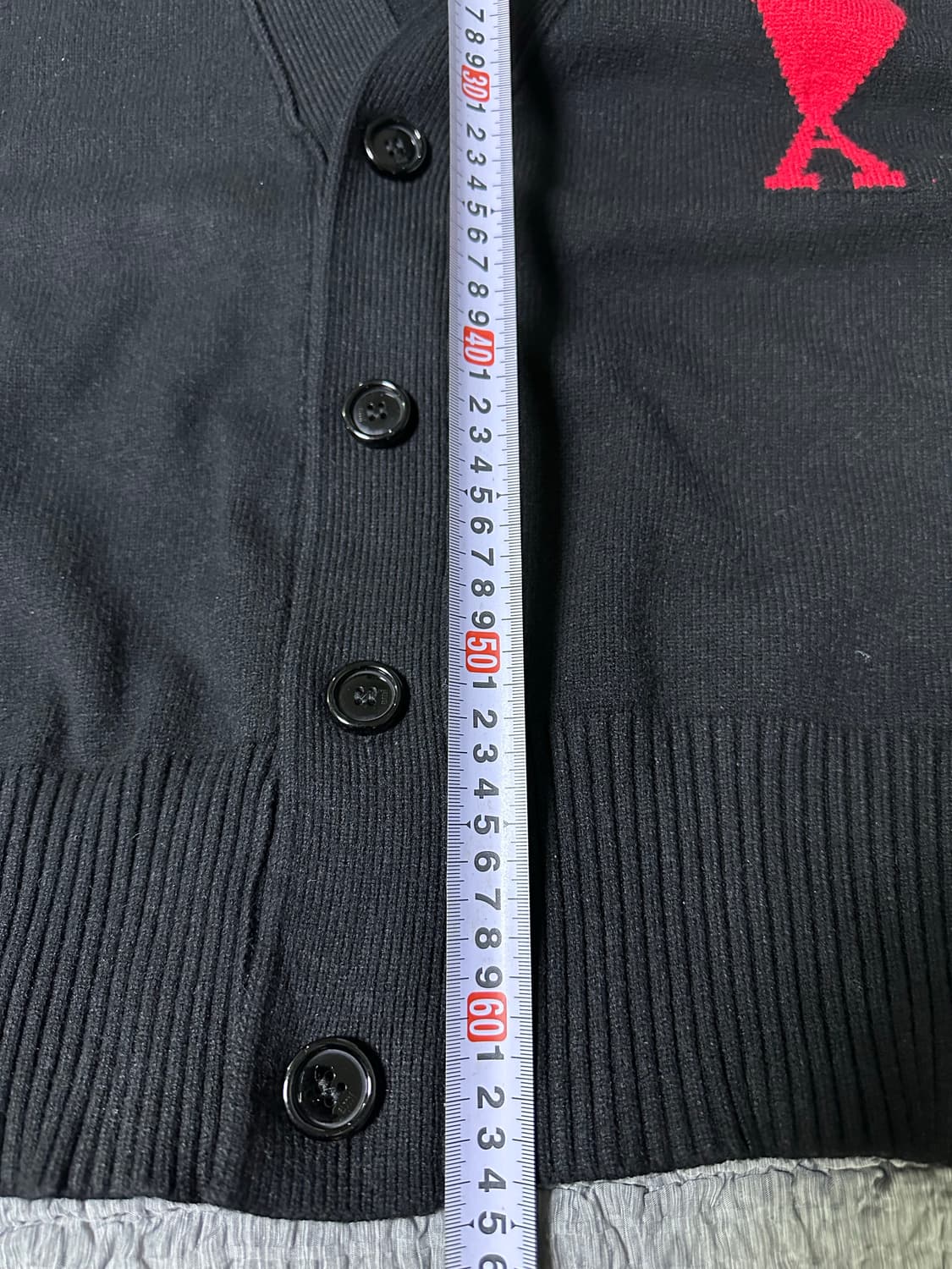 아미 빅하트 가디건 블랙 상품이미지9