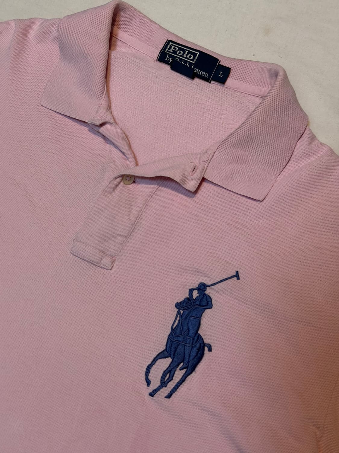 폴로 랄프로렌 빅포니 카라티 베이비핑크 상품이미지2