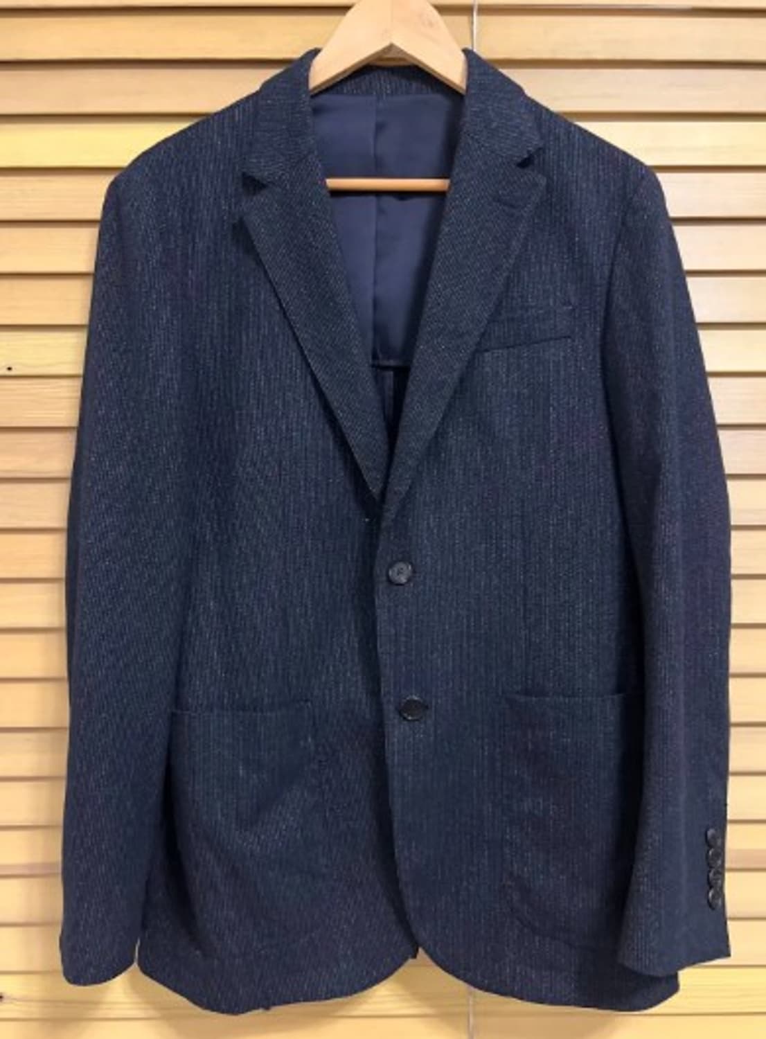 빈폴 남성 네이비 간절기 스트라이프 자켓 100 상품이미지2