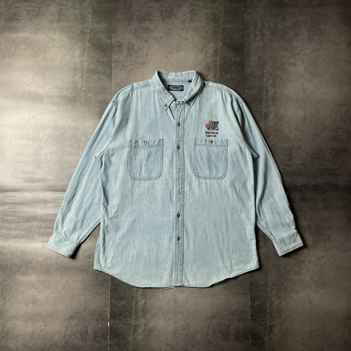 UNKNOWN 빈티지 코튼 데님 셔츠 A00694 상품이미지1