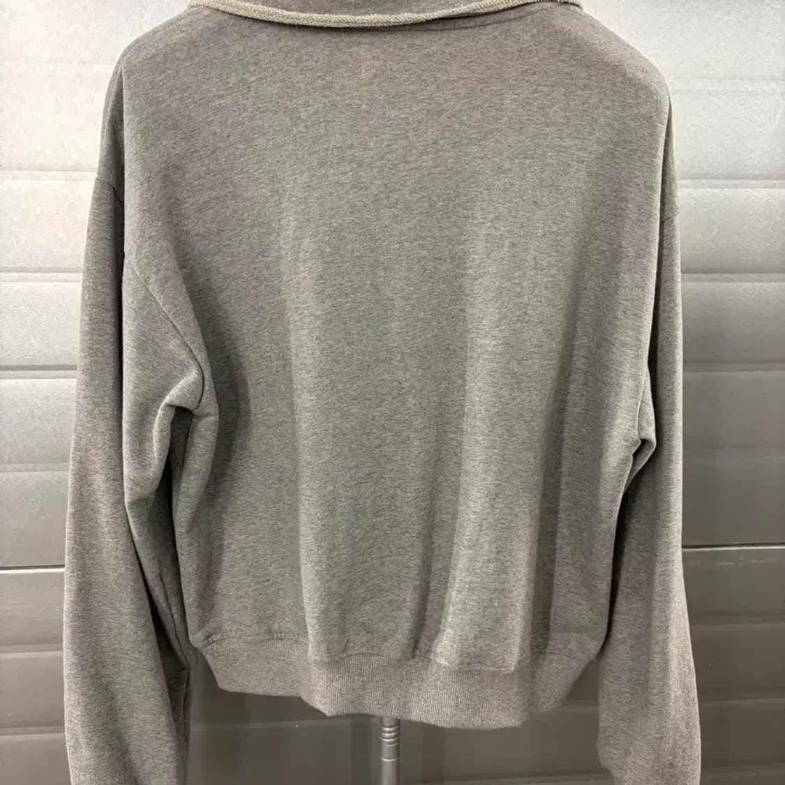 Matin Kim logo half zip sweatshirt S 상품이미지6
