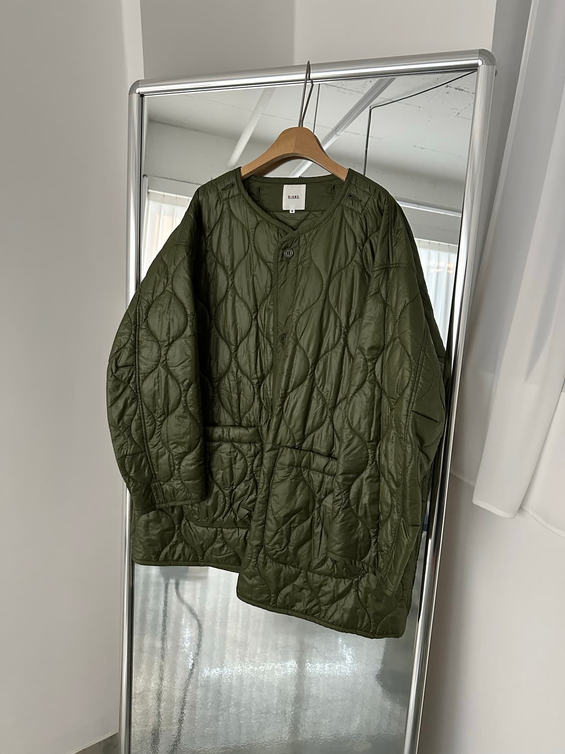 빔즈 M-65 개파카 피쉬테일 야상 모즈코트 라이너 내피 퀼팅 자켓 M 상품이미지2