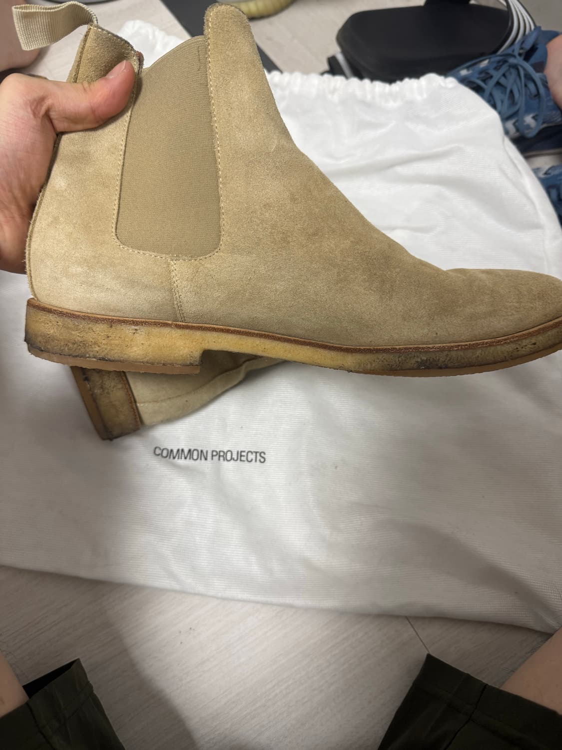 커먼 프로젝트 첼시부츠 tan 상품이미지6