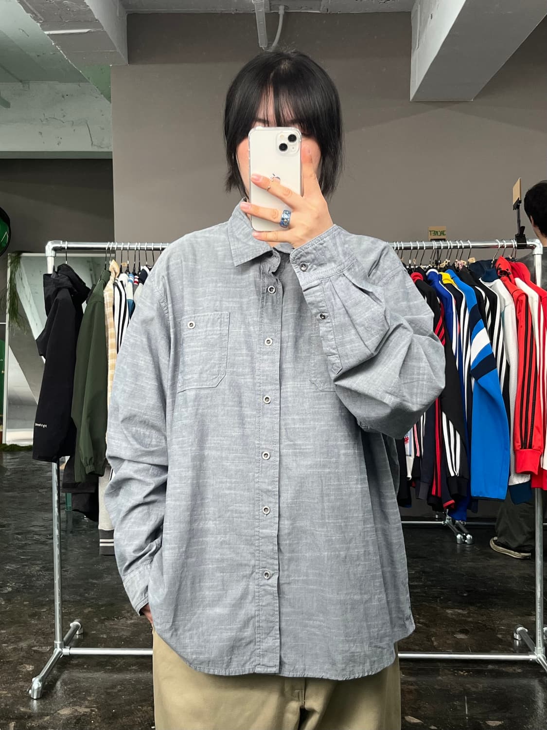 랭글러 코튼 셔츠  상품이미지3