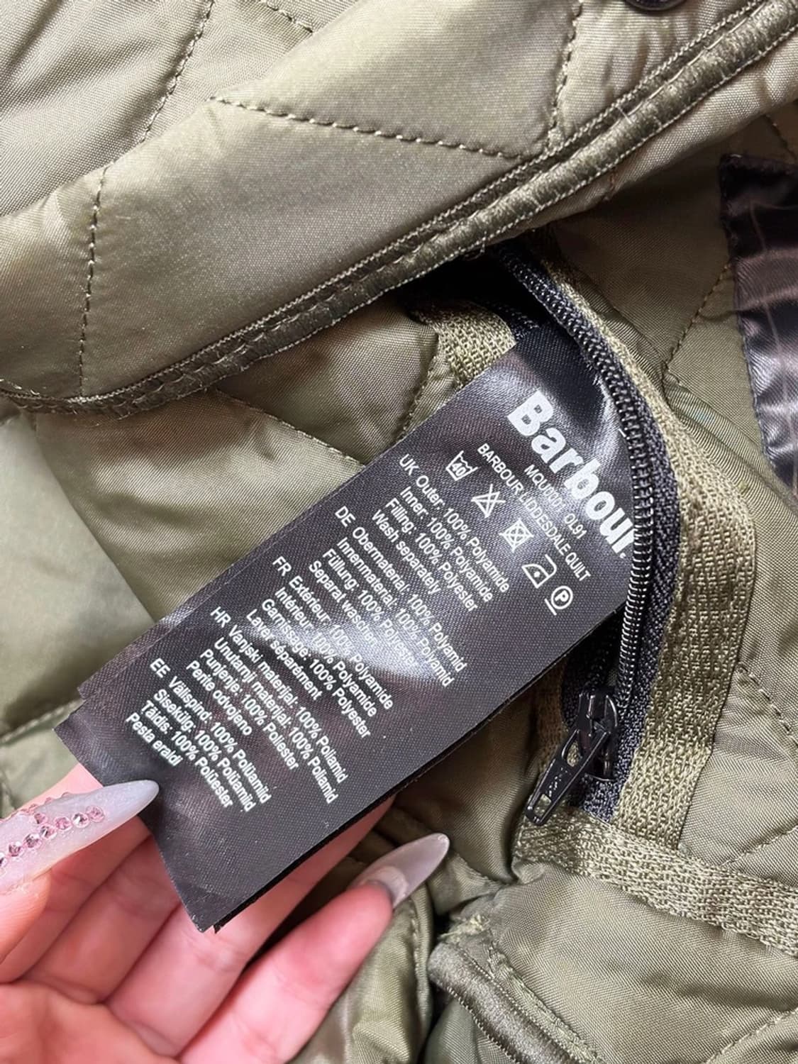 바버 Barbour 헤리티지 리데스데일 퀼티드 자켓 PN6583 상품이미지10