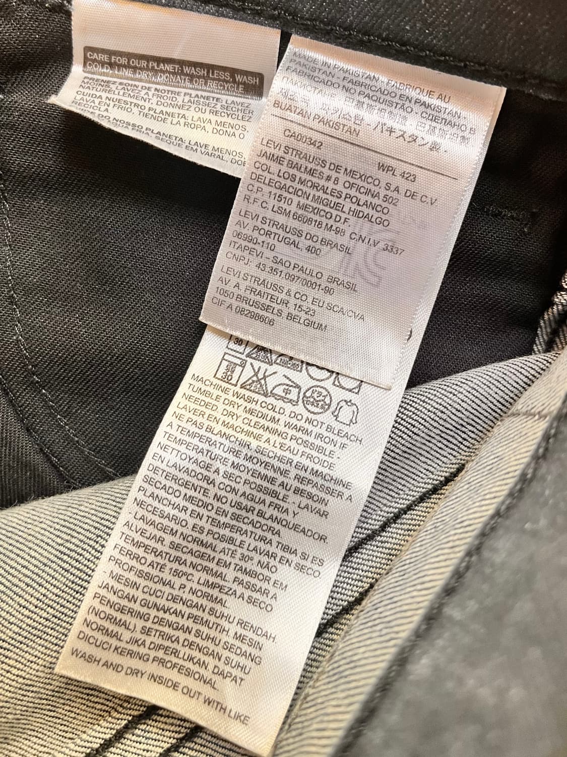 리바이스 511 블랭크탭 데님팬츠 W L 상품이미지5