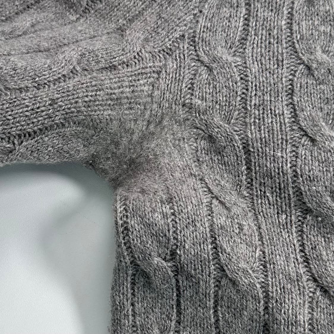 폴로 랄프로렌 그레이 울 케이블 니트 상품이미지5