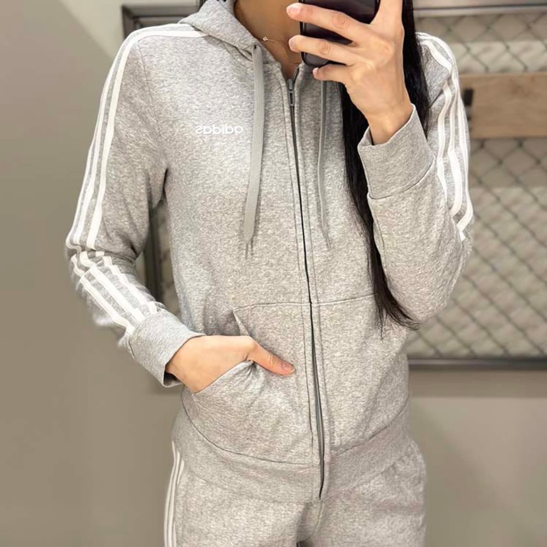 아디다스 에센셜 후드집업 상품이미지3