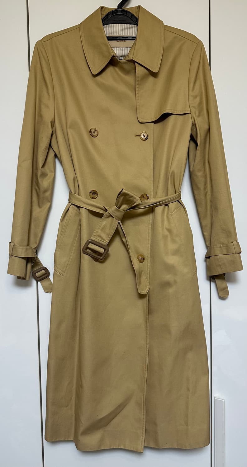 한섬시스템SYSTEM 베이지 트렌치 코트 상품이미지6