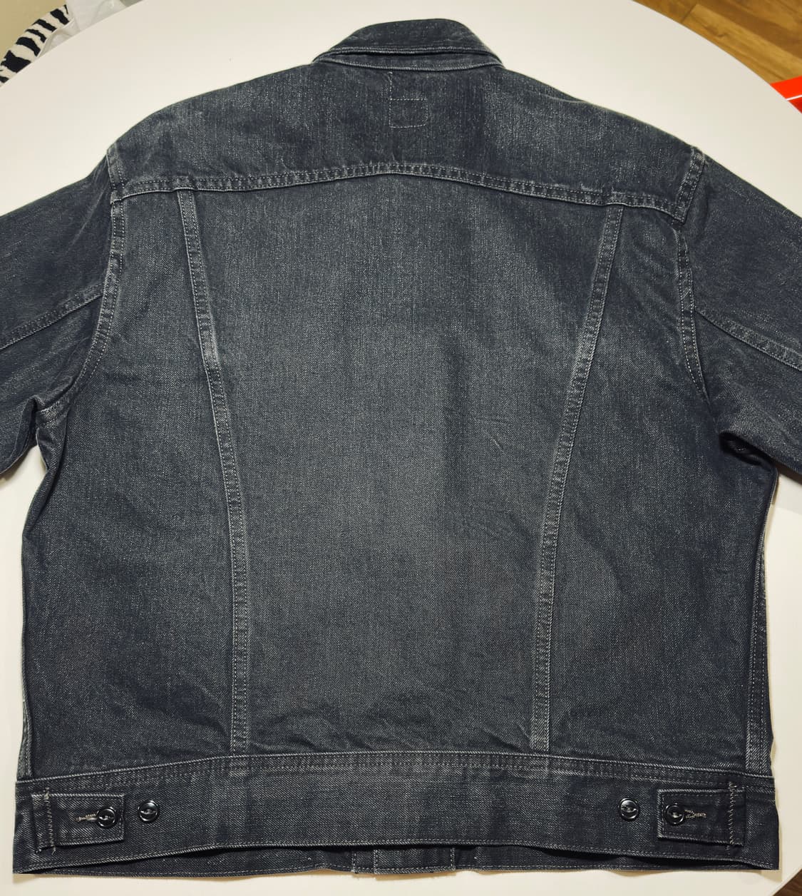 (구형) RRL LOT 271 데님 트러커 재킷 블랙 L 신품 멕시코 상품이미지5