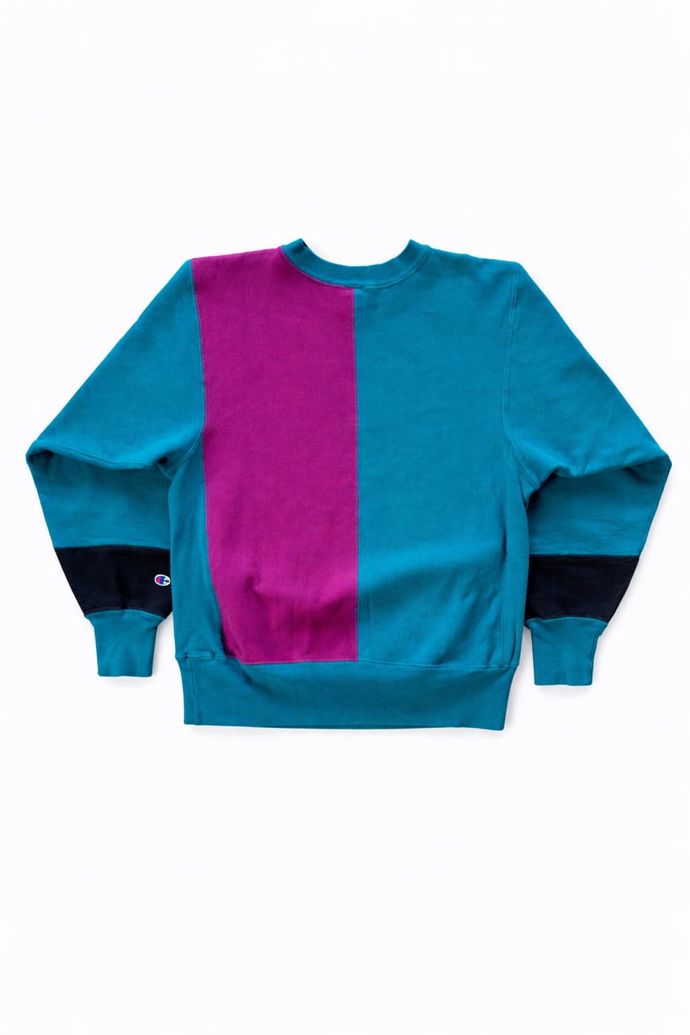 Rare 90s 챔피온 컬러 블럭 리버스위브 스웻셔츠 L 상품이미지9