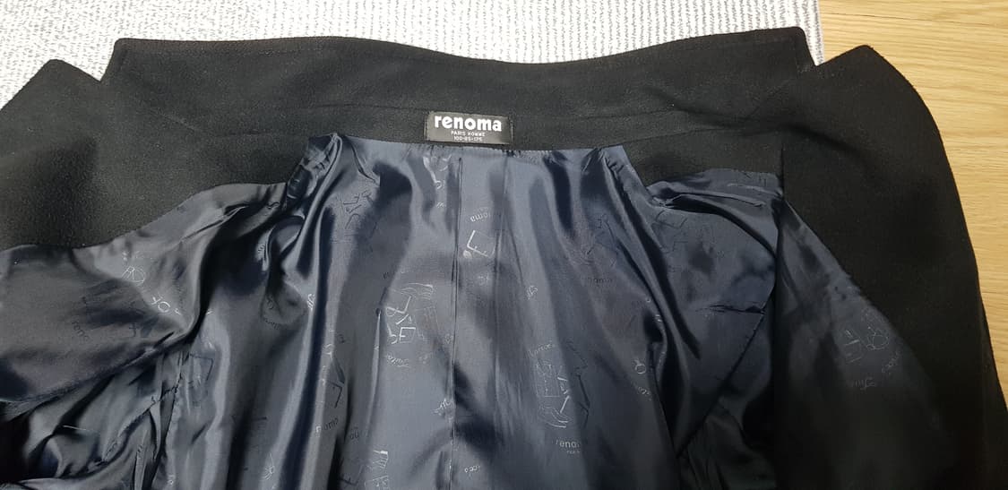 레노마 renoma 모혼방 반코트 하프코트 100 상품이미지3