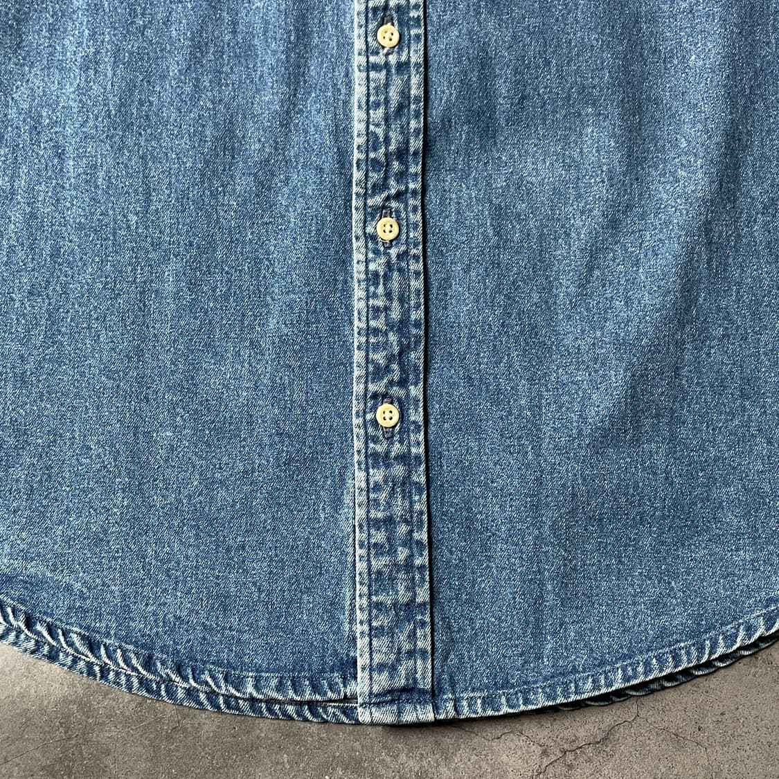 TOMMY HILFIGER 토미힐피거 빈티지 데님 코튼셔츠 A00364 상품이미지4