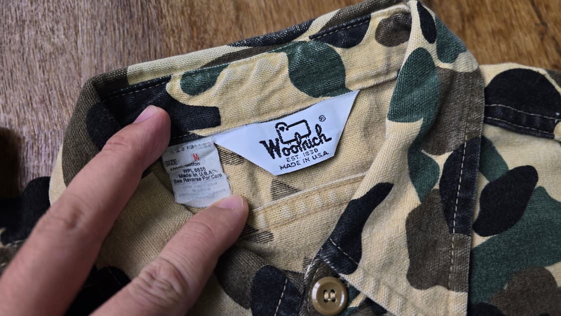 WOOLRICH 울리치 카모플라쥬 셔츠 MADE IN USA 상품이미지3
