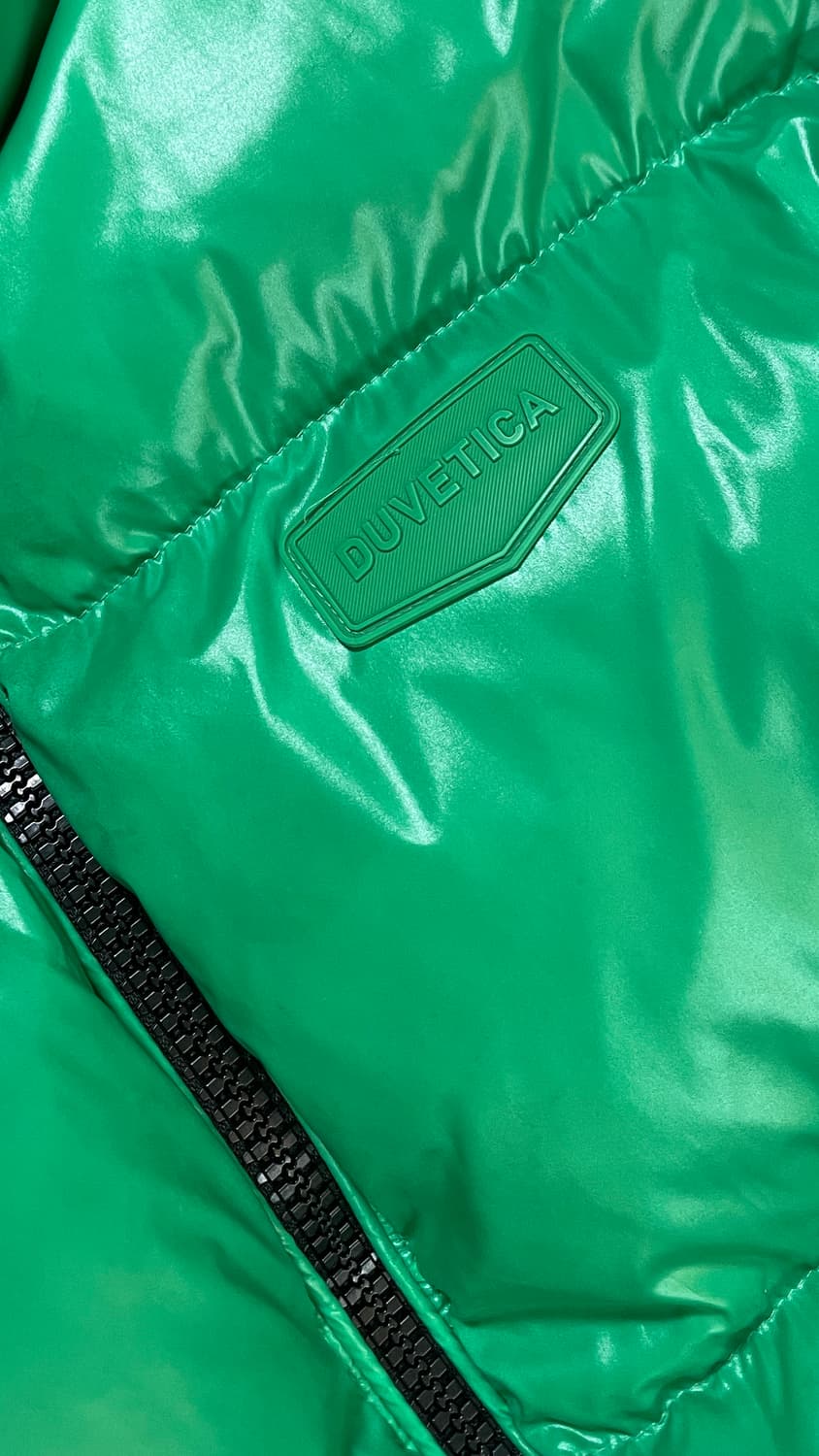 [XL] 듀베티카 디마 구스 다운 패딩 점퍼 그린 상품이미지5