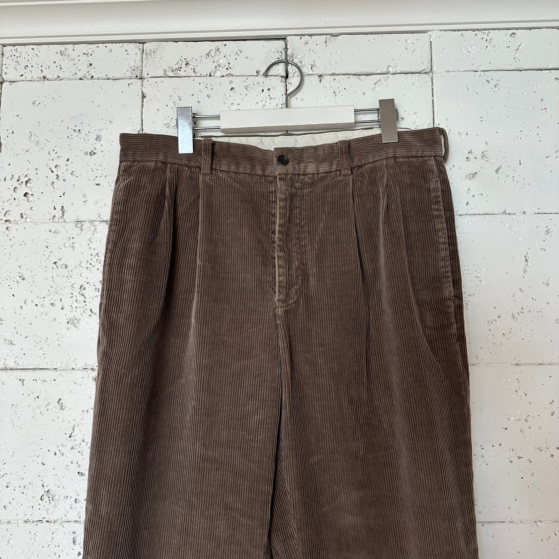 35 브룩스브라더스 코듀로이 팬츠 연브라운 상품이미지2