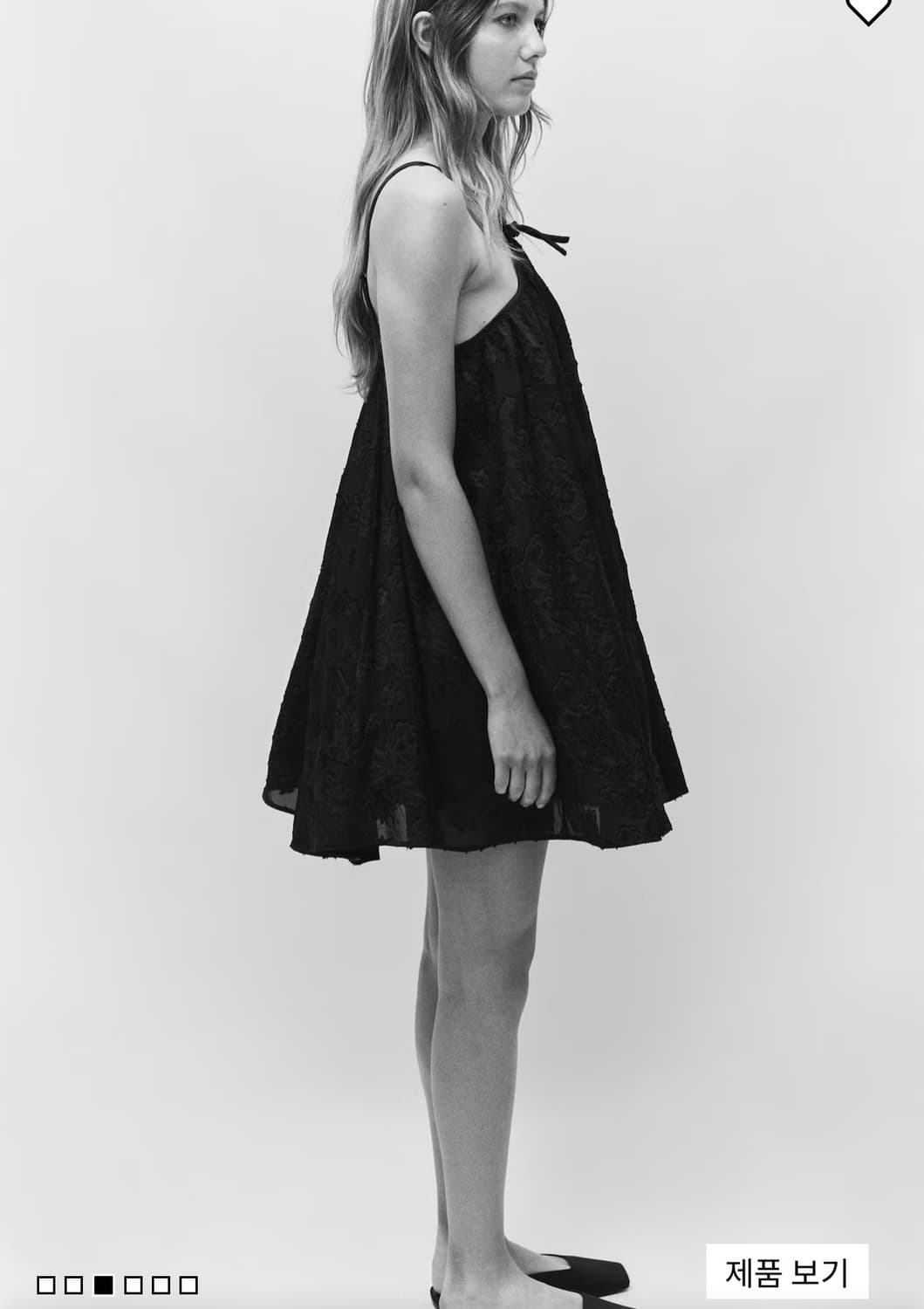 H&M 자카드 위브 스트랩 드레스 상품이미지3