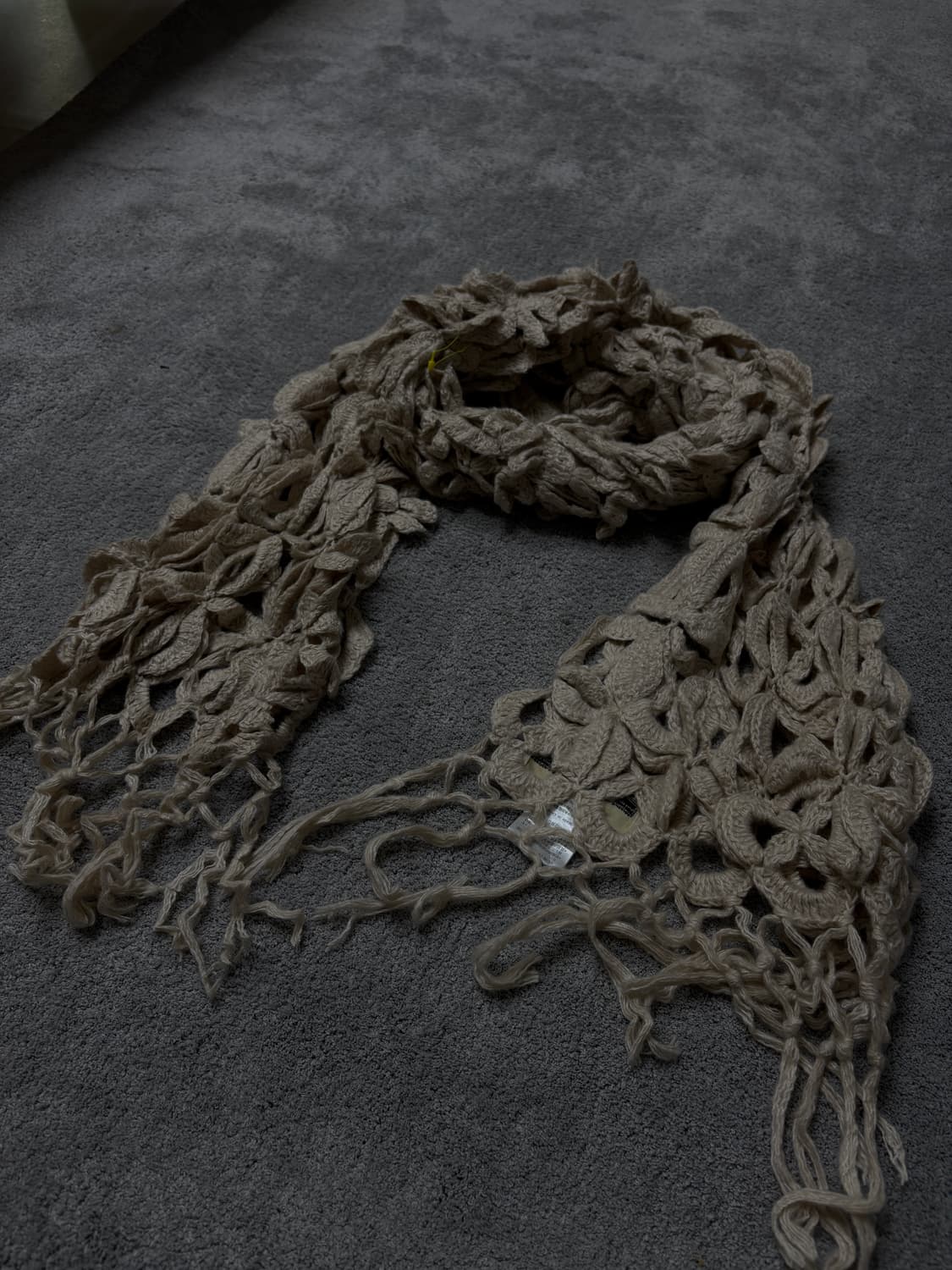 Vintage grunge punk mood fishnet scarf 상품이미지3