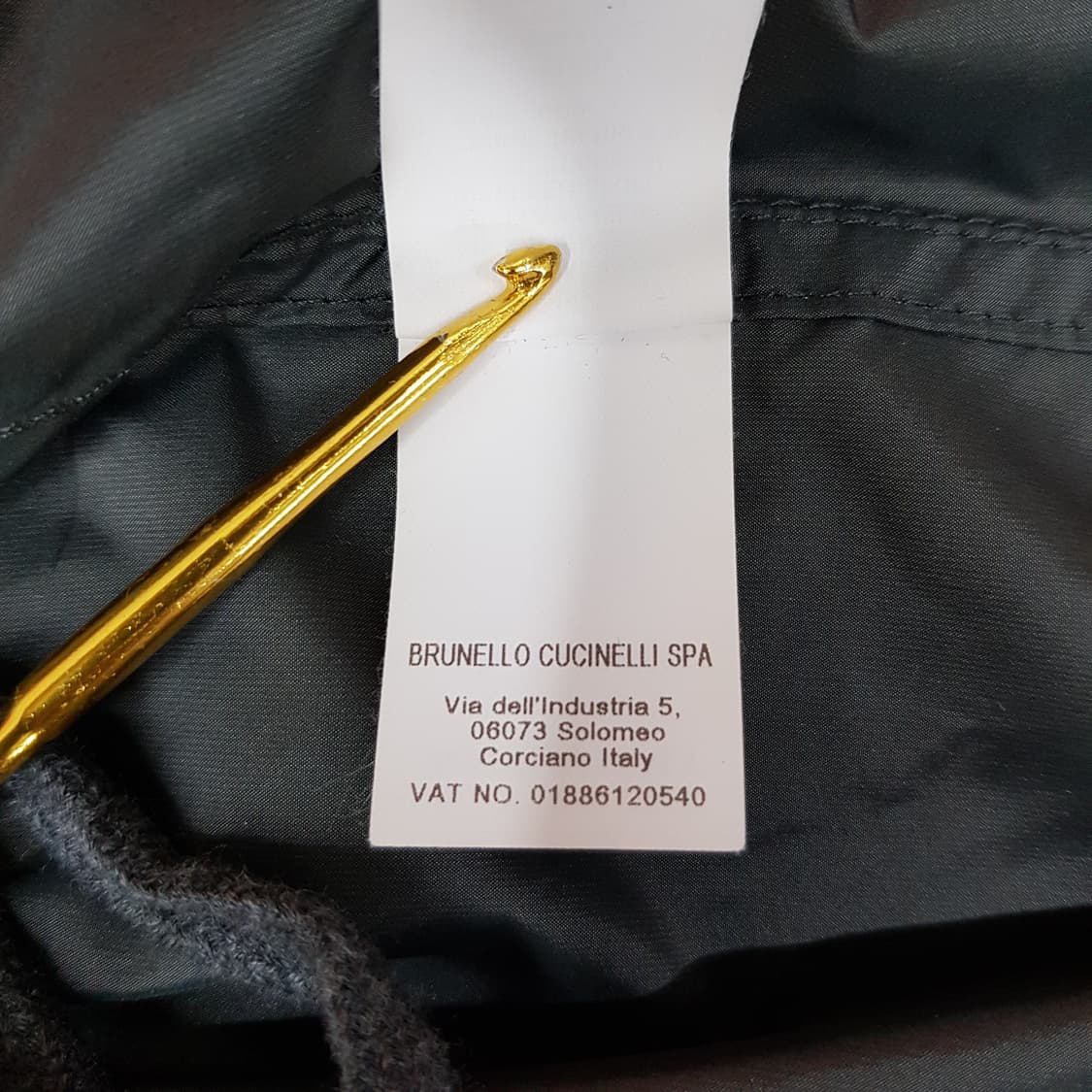 브루넬로쿠치넬리 실크 혼방 후드 롱 자켓 40사이즈 상품이미지9