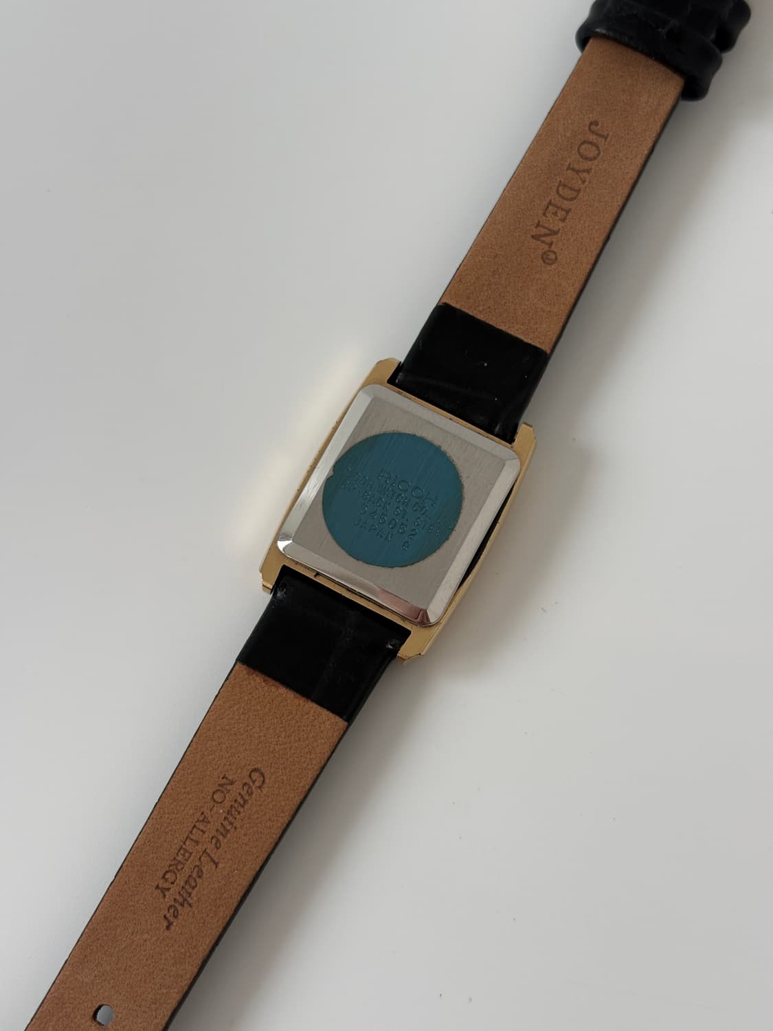 리코 1980년대 텍스쳐 베젤 골드 탱크 리쿼츠 여성 상품이미지7