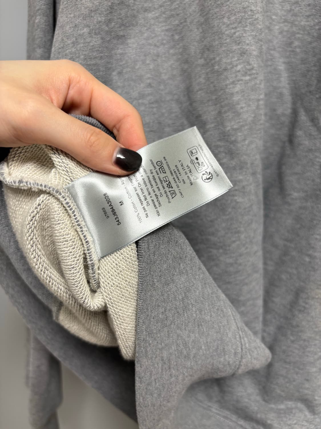 디올 dior montaigne 회색 맨투맨 M 상품이미지5