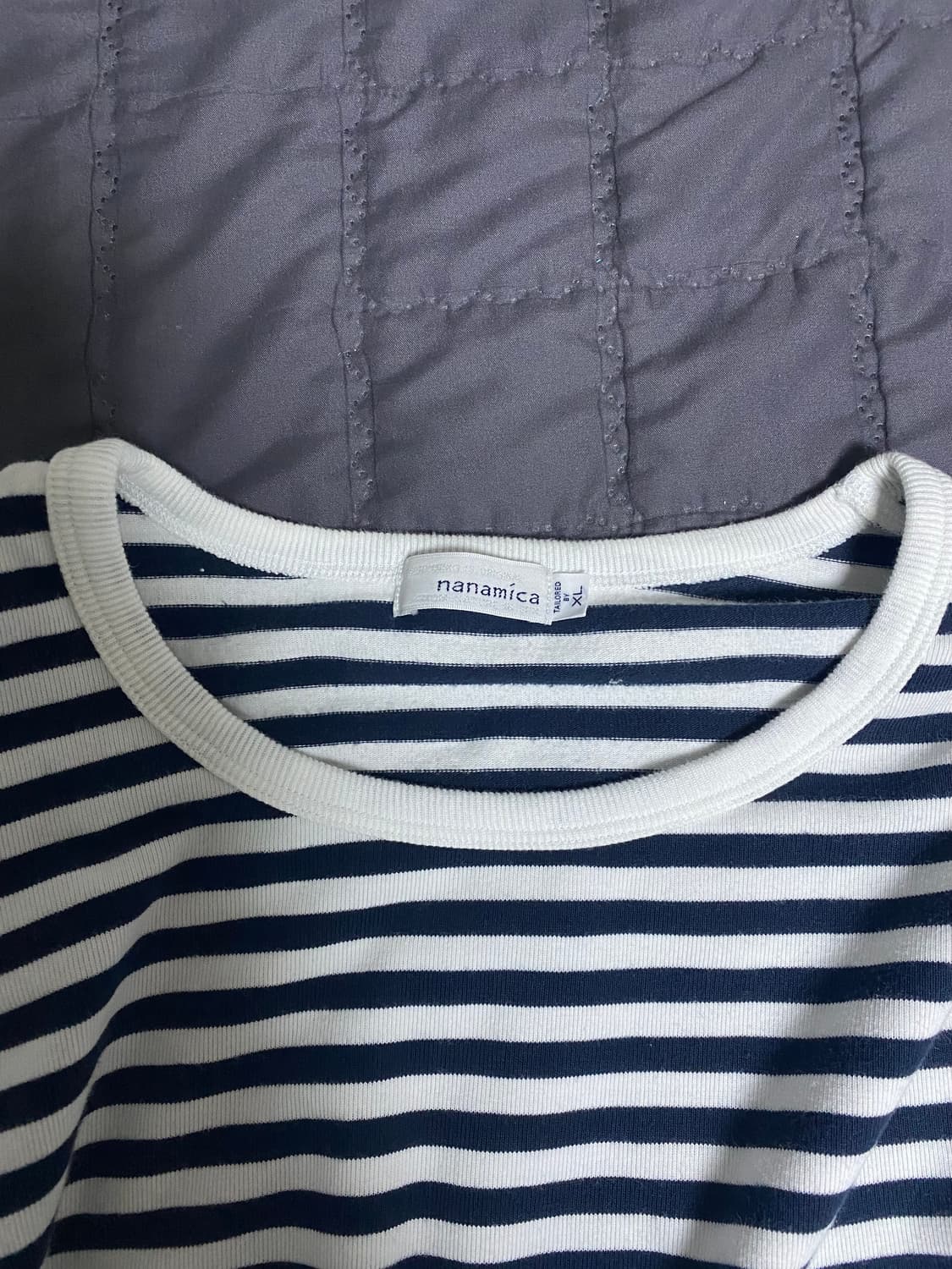 나나미카 쿨맥스 스트라이프 롱슬리브 티셔츠 suhs205e 상품이미지4