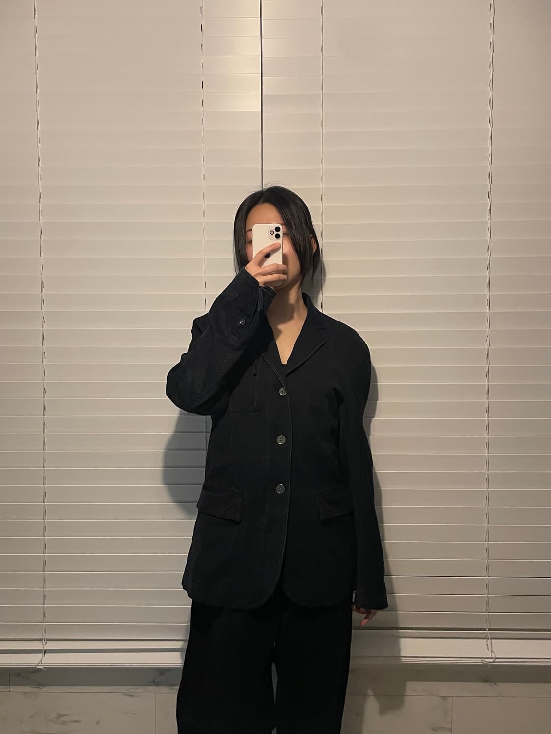 아르마니 지퍼드 데님 블레이저 상품이미지2