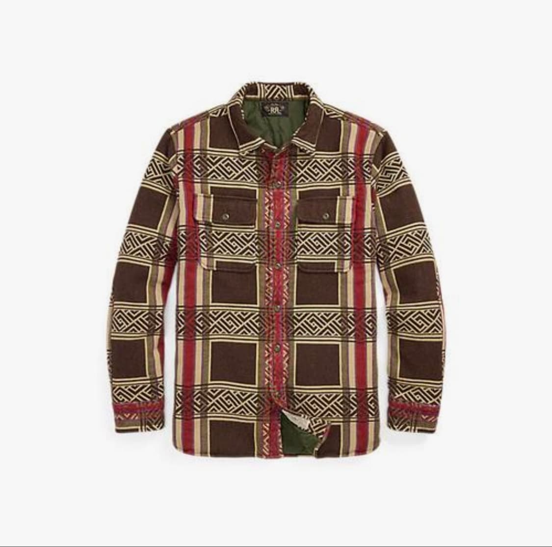 RRL 자카드 오버셔츠 상품이미지1