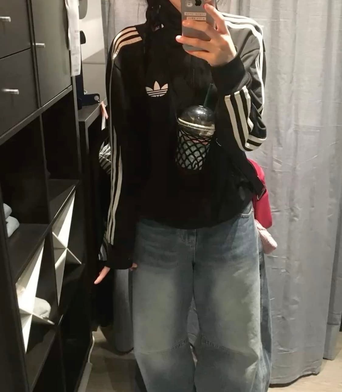 아디다스 파이어버드 져지 트랙탑 블랙 상품이미지1