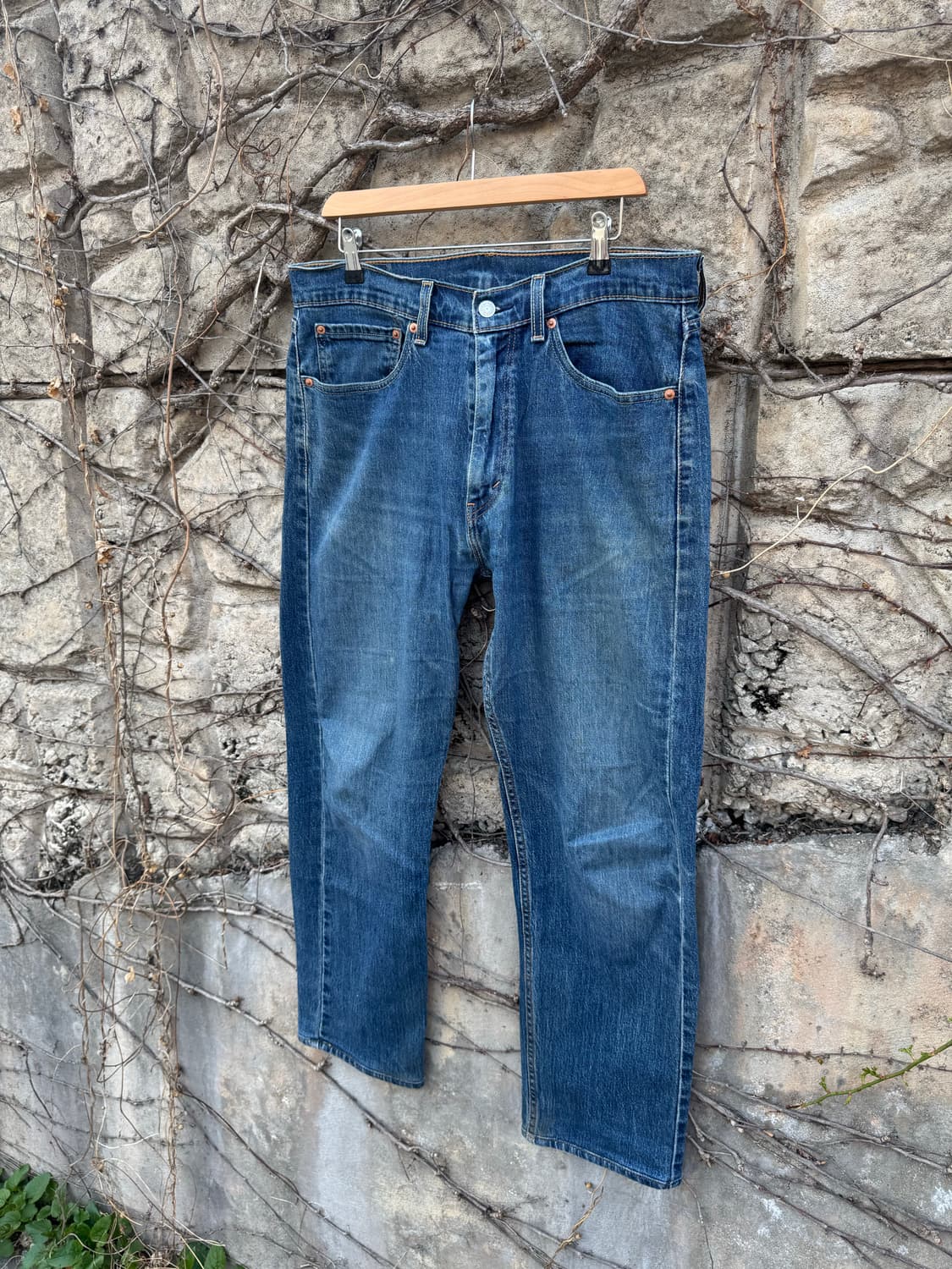 리바이스 빈티지 505 워싱 데님 팬츠 34/32 상품이미지3