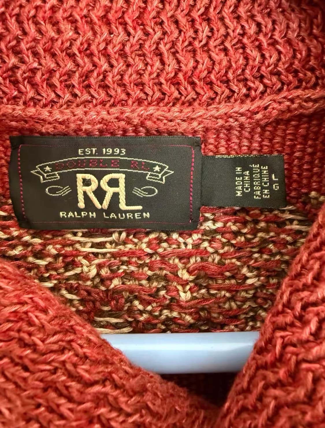 rrl 숄카라 니트 L 상품이미지3