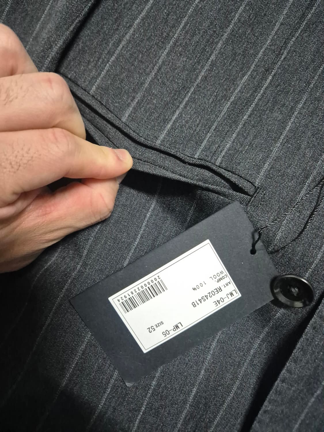 [52]링자켓 라마르쉐 신상 트레블러 스트라이프 더블 수트/아톨리니 상품이미지3