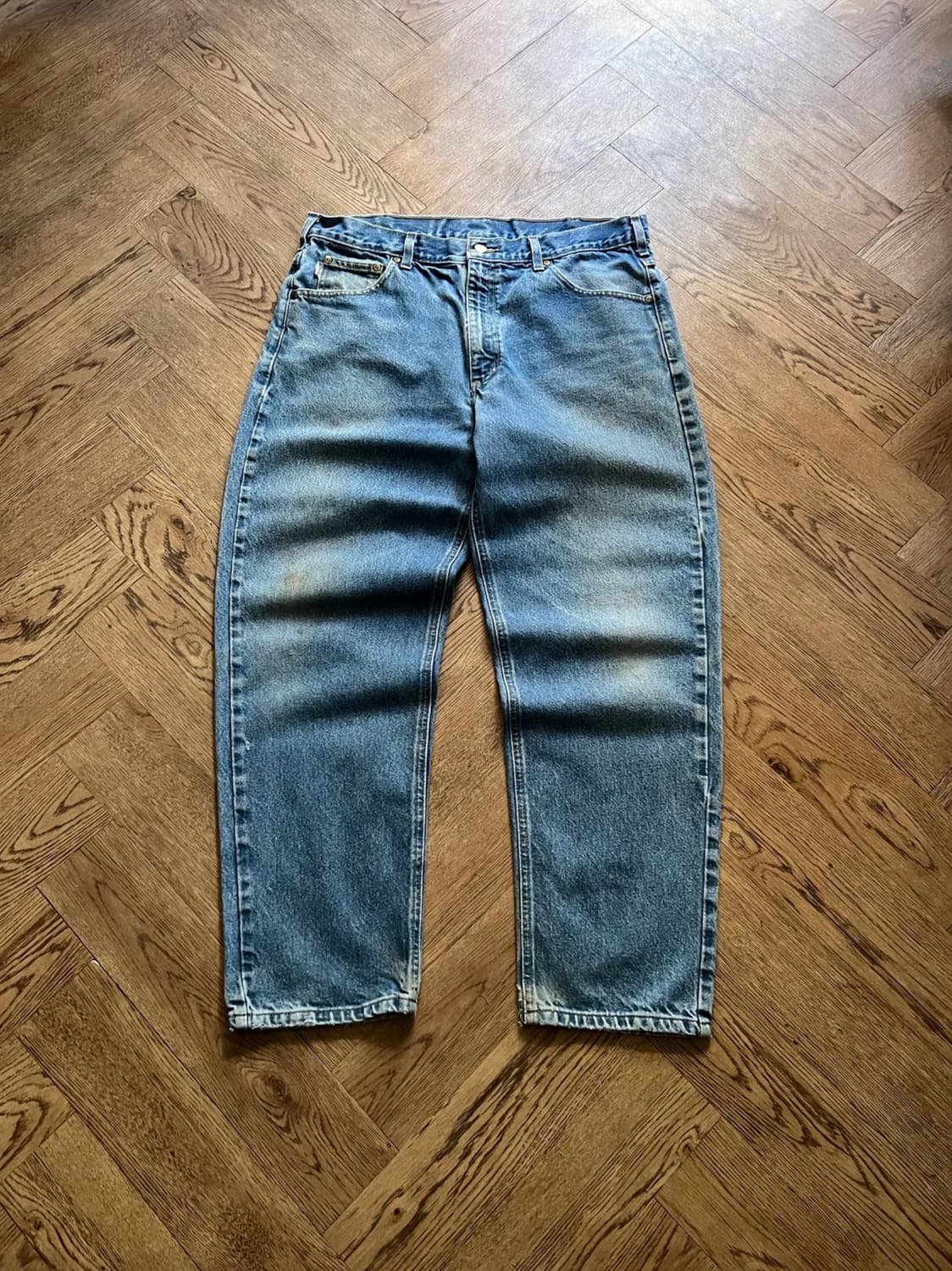 [36]칼하트 USA 빈티지 워싱 워크 데님 팬츠 상품이미지1