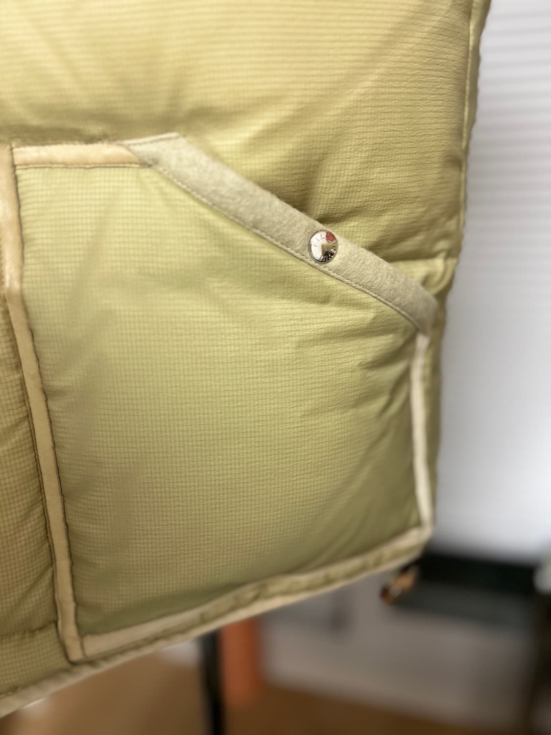 VISVIM 올드비즈빔 레더 믹스 패딩 조끼 L 상품이미지2