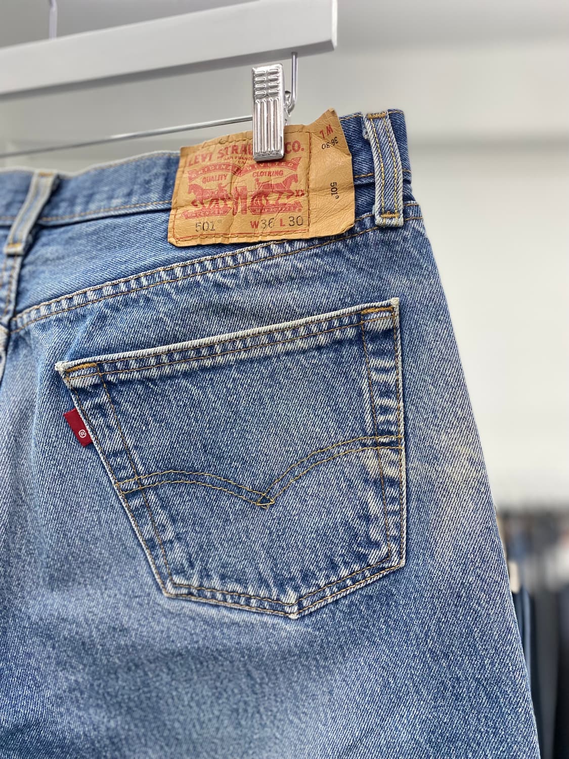 Levis501 cut off 00s 33사이즈 a4868 상품이미지6