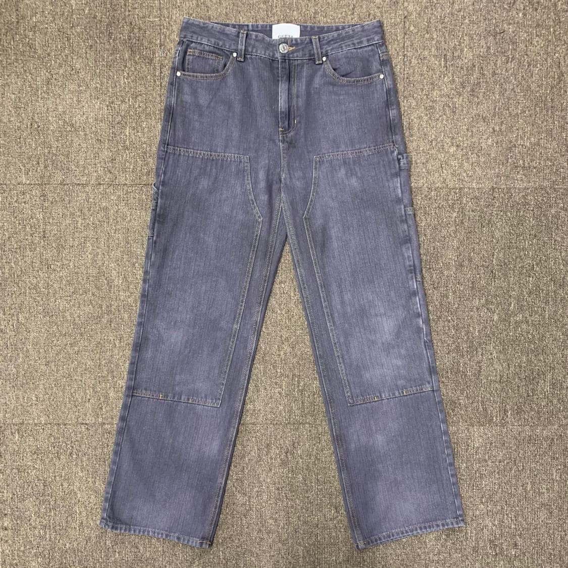 [33] 게스 와이드핏 더블니 카펜터 데님팬츠 상품이미지3