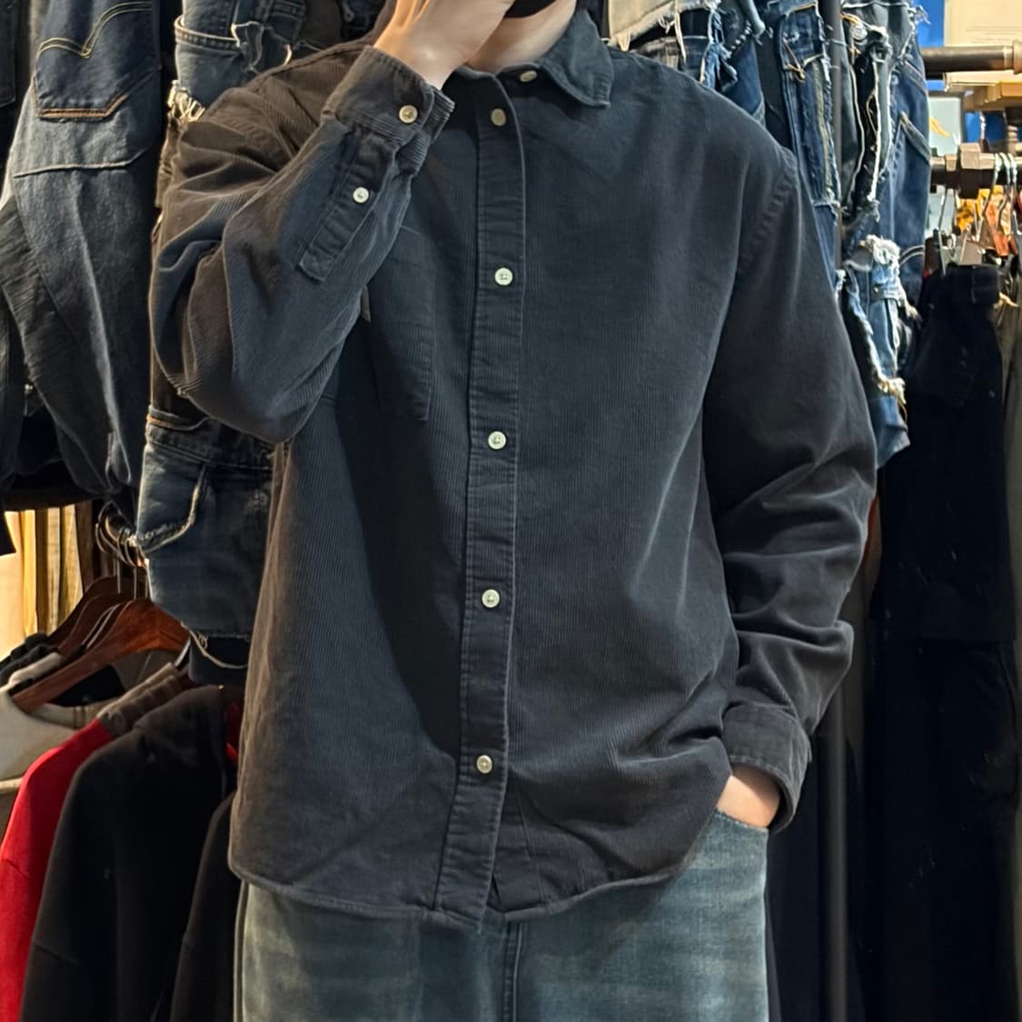 [NO.9] 칼하트 코듀로이 긴팔셔츠 상품이미지1