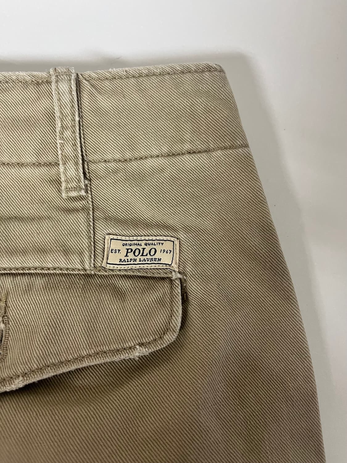 6) 폴로 랄프로렌 보이 크롭 치노 팬츠 베이지 상품이미지4