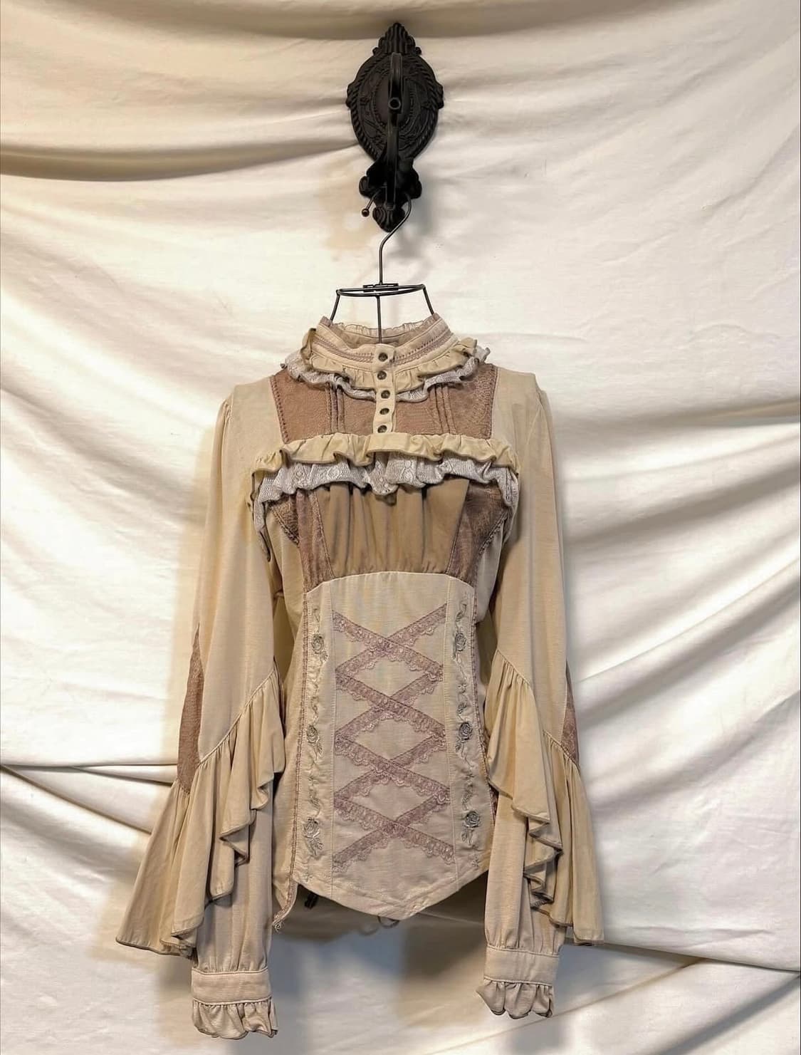 Ozz On Fairy Lace Detail Shirt 상품이미지1