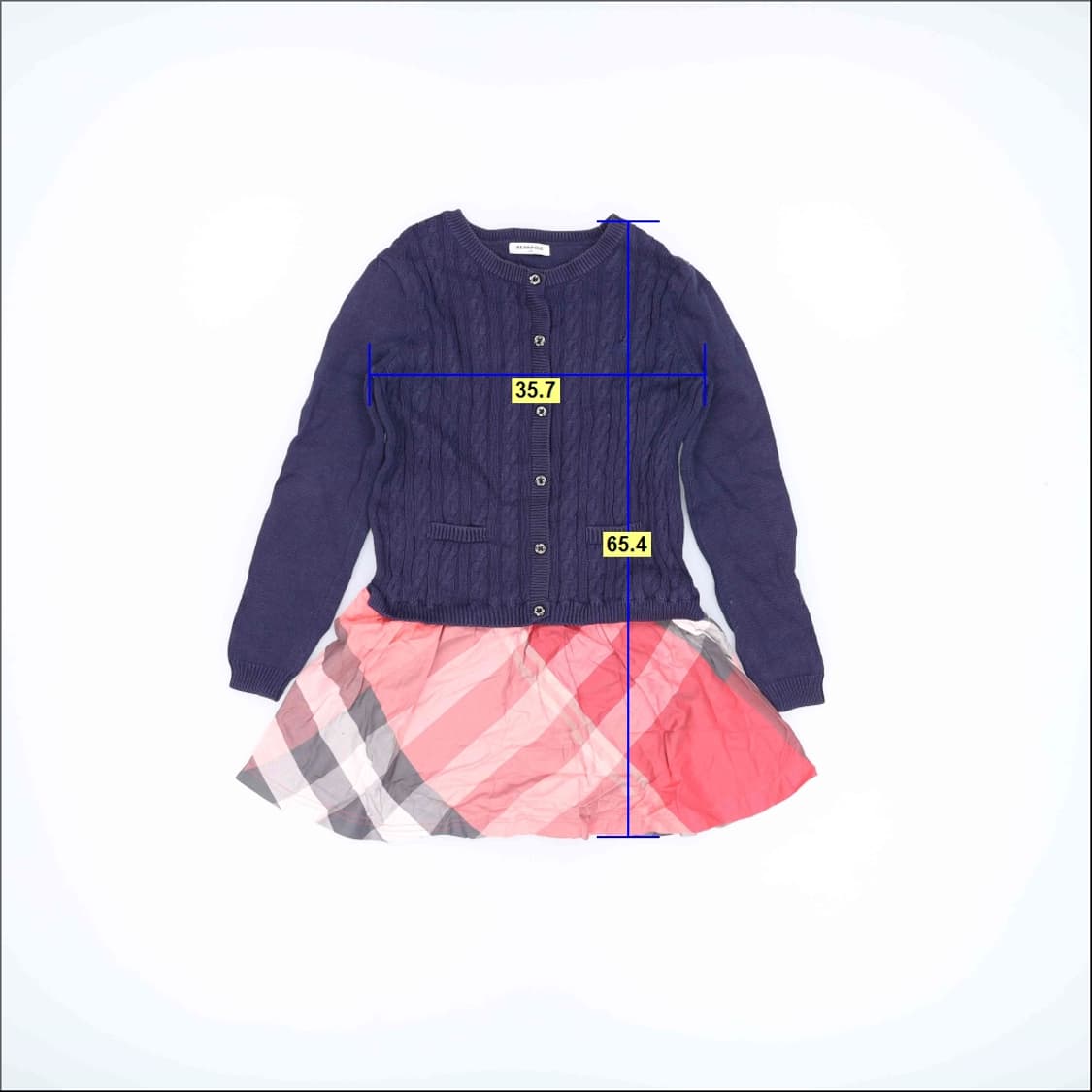 [145] 빈폴 키즈 레이어드 가디건 0105H1 상품이미지5