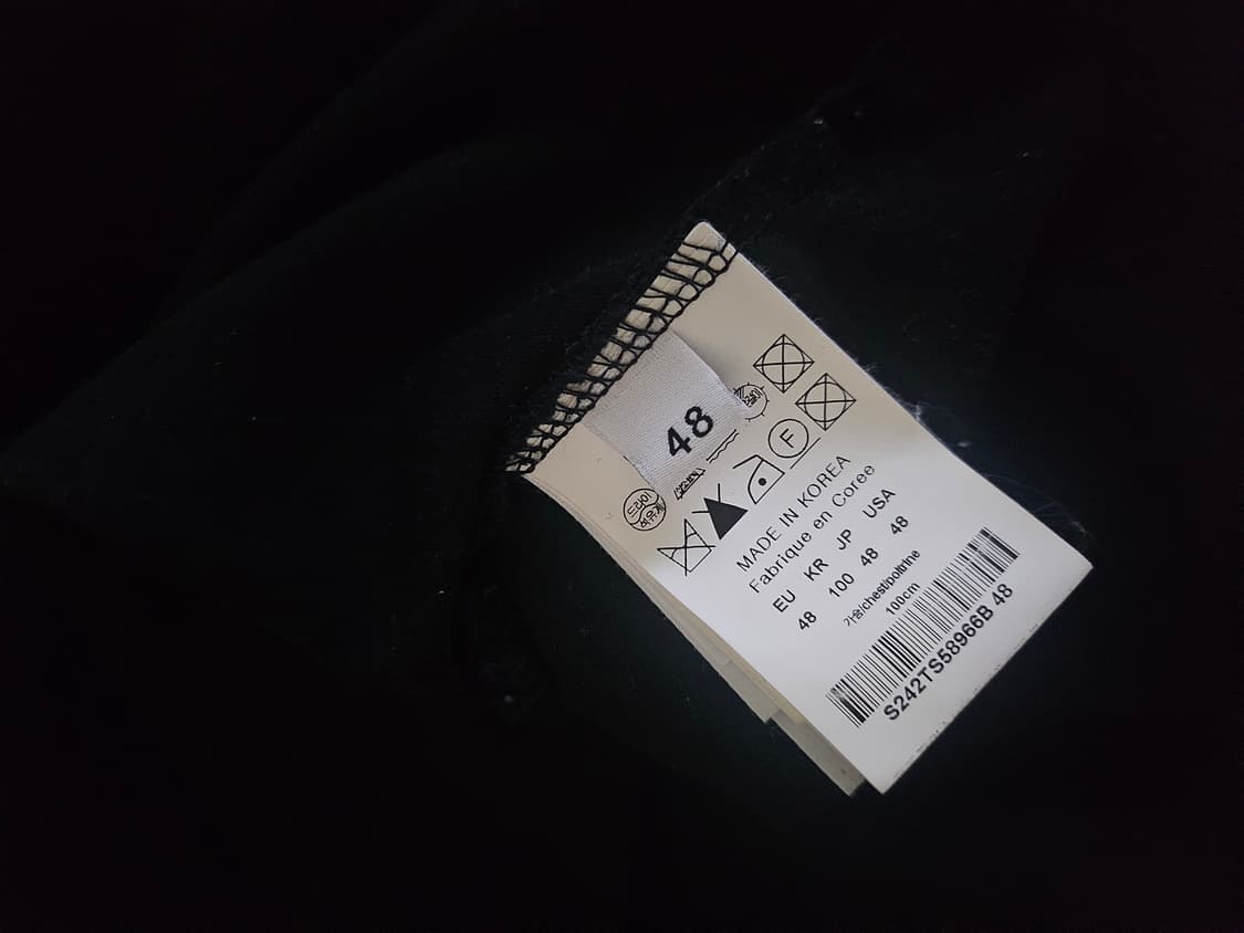 [거의 새것] 솔리드옴므 반팔 티셔츠 48 상품이미지3